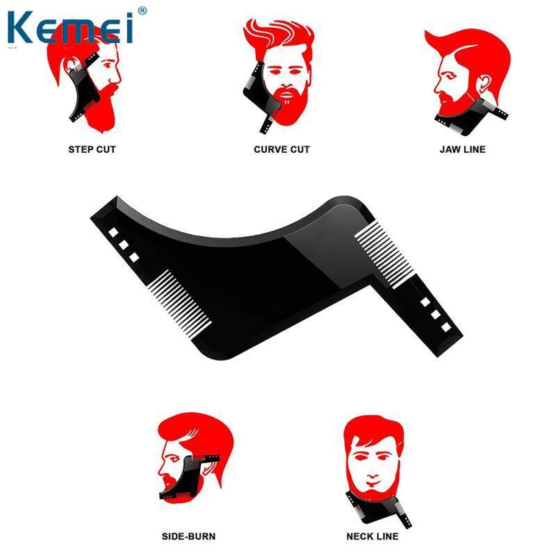 Kemei New Fashion Men Beard Shaping Styling Template Comb Barber Tool