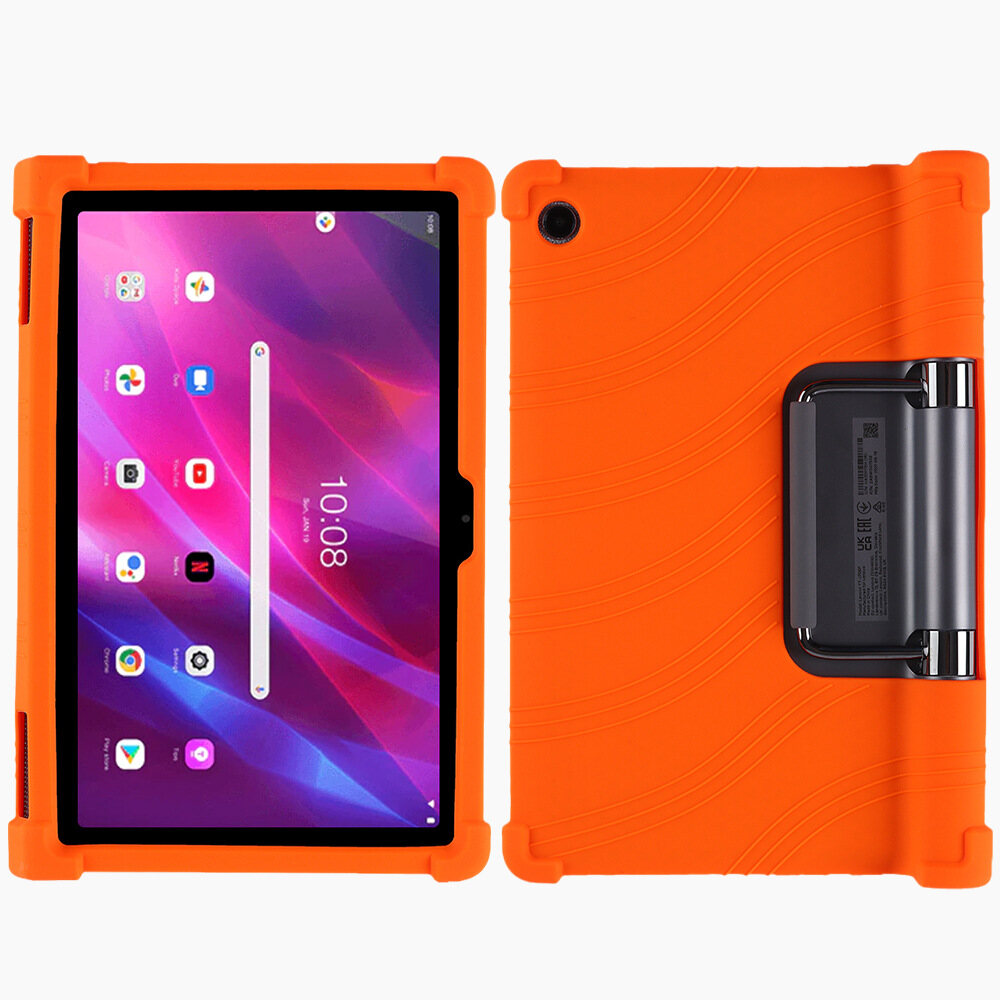 Real shockproof protective cover for lenovo yoga tab 11 yt-j706f soft silicone case bracket