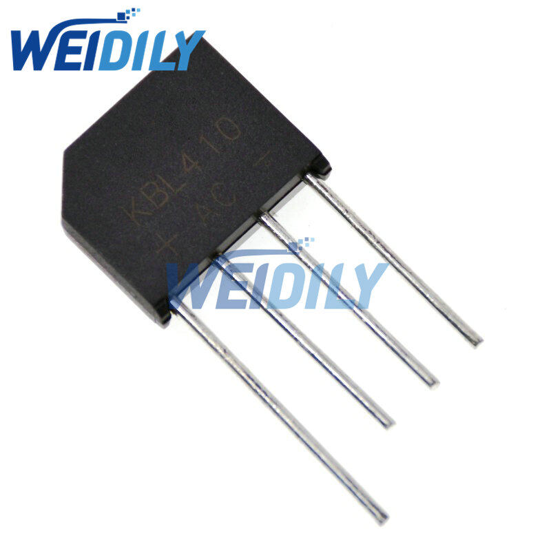 5pcs kbl410 kbl-410 4a 1000v single phases diode rectifier bridge wholesale