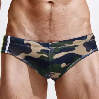 men's camouflage swimwear