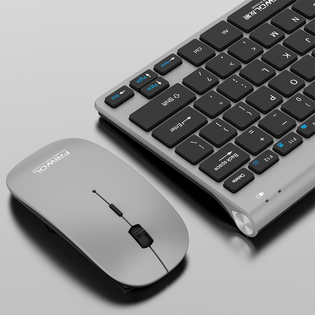 Combo Chuột phím Bàn phím bluetooth không dây Ba chế độ im lặng kích thước đầy đủ bàn phím cho máy tính xách tay máy tính xách tay Máy tính để bàn máy tính bảng