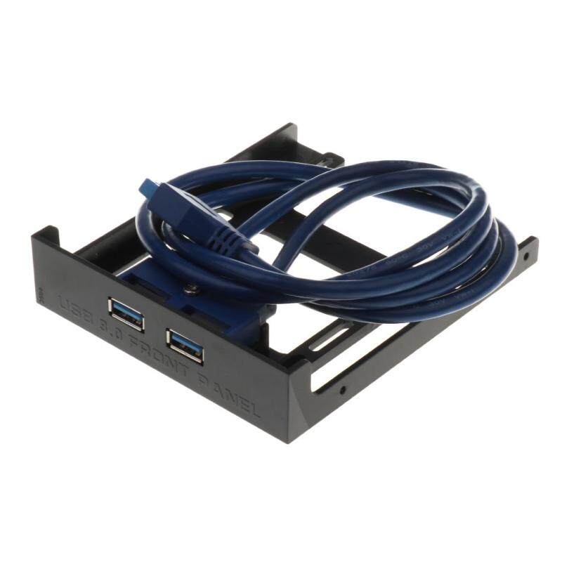 Baoblade USB 3.0 Front Panel 3.5inch 2-Port Hub to 20pin Connector Floppy Drive Bay