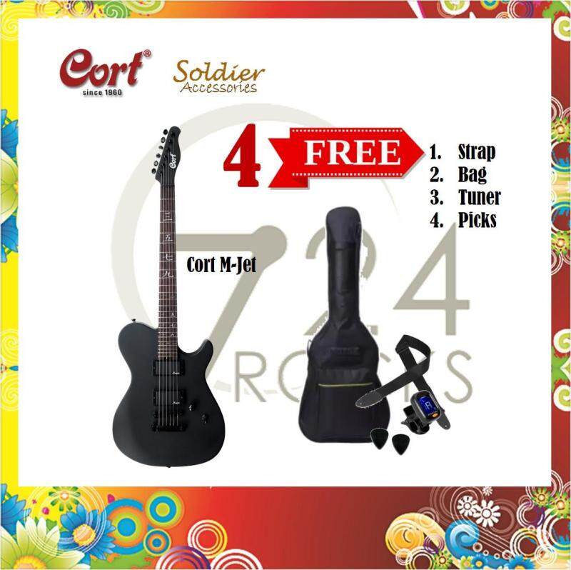 Cort M-Jet Manson Stage Series Hugh Manson Painstakingly designed Electric Guitar - Matt Black Malaysia