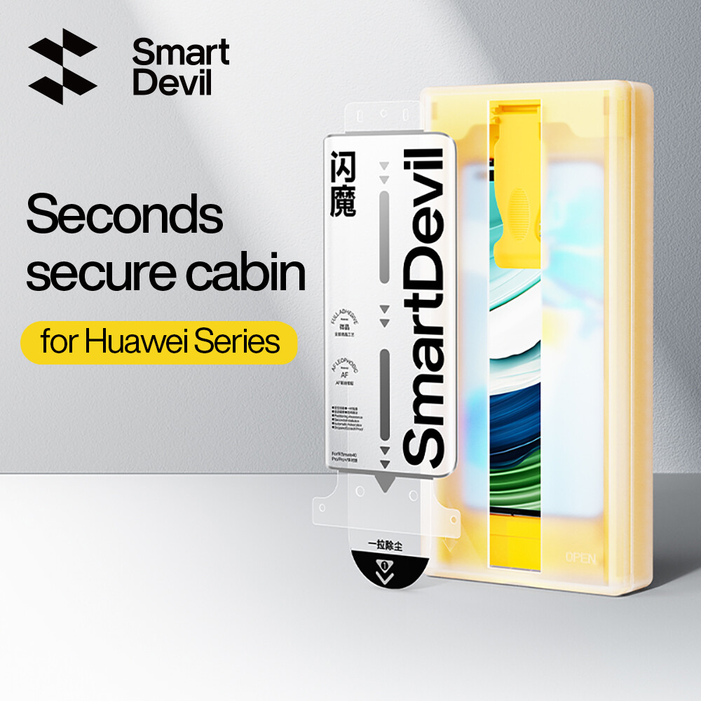 Smartdevil miếng bảo vệ màn hình cho Huawei Mate 60 Pro Mate 50 Pro P60 Pro P50 Pro 40 Pro Honor Magic 8 Pro 7 6 Pro 5 Pro Honor 200 Nova12 Pro Nova7 100 Pro / 90 Pro / 80 / 70 / 60 Pura 70 Ultra miếng dán Film thủy tinh cường lực chống bụi với dụng cụ