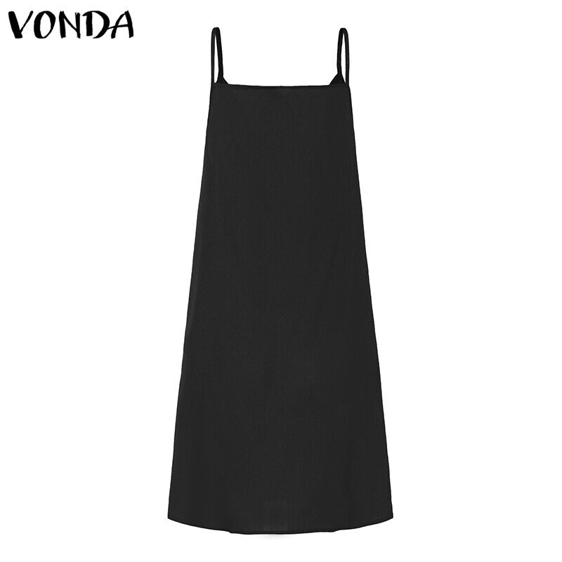[จัดส่งฟรี+3 Days Delivery]VONDA เดรสสายเดี่ยว Cami Slip Dress