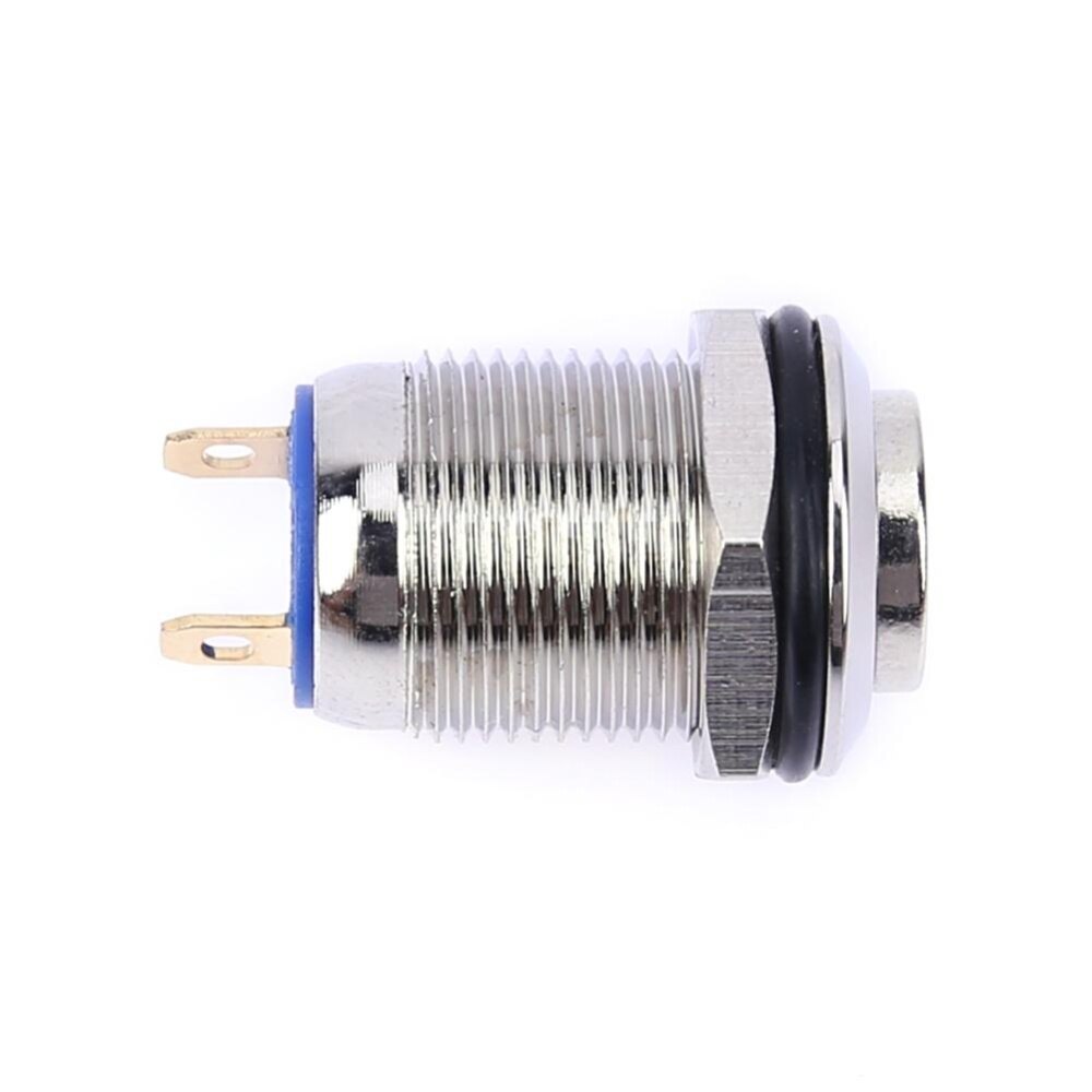 Công Tắc Nút Nhấn Bật/Tắt Kim Loại Tạm Thời Chống Nước Cao 12Mm