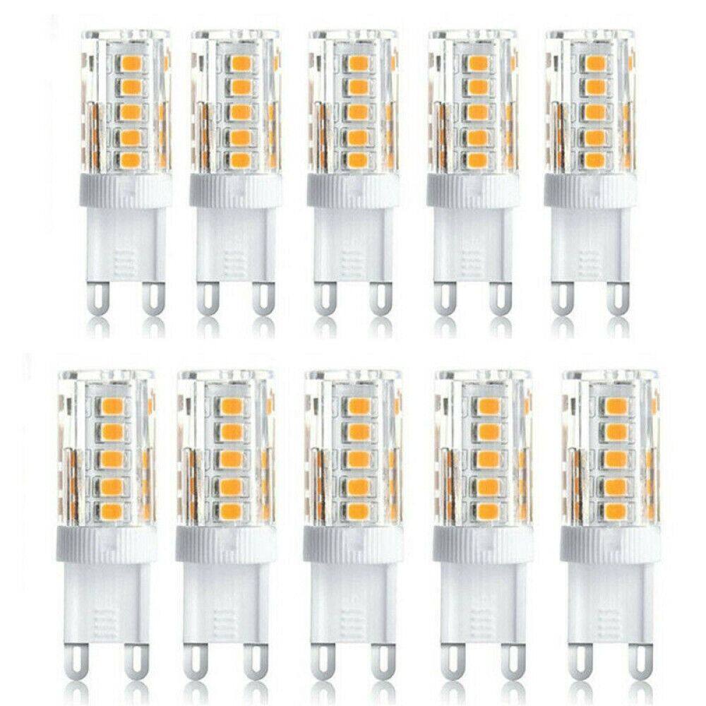 P-lin 10pcs durable smd2835 33led cool warm white ceramic bulb ac220v 3w halogen light g9 led lamp