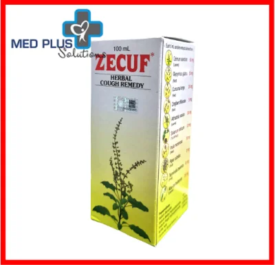 ZECUF Herbal Cough Remedy 100ml Syrup (EXP: 3/2025)