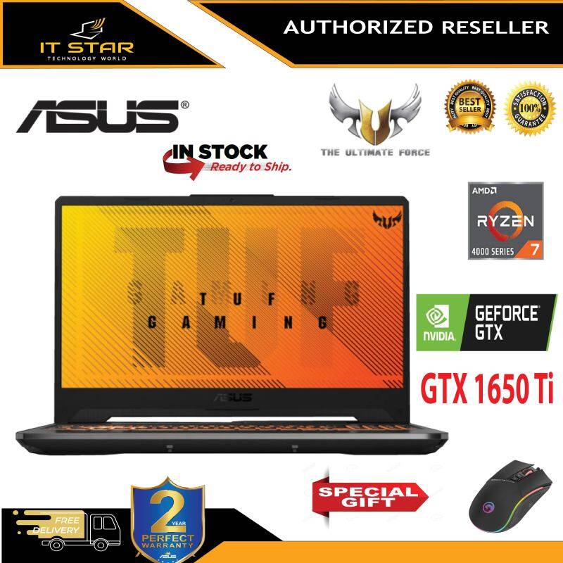 Asus TUF A15 FA506I-IHN241T – Ryzen™ 7-4800H | 8GB | 512GB SSD | GTX 1650Ti 4GB | 15.6″ LAPTOP FHD IPS 144HZ Malaysia