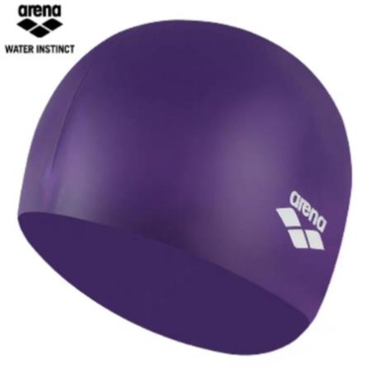 Arena arena swimming cap women's waterproof non-straight hair long hair adult silicone fashion solid color men's swimming cap