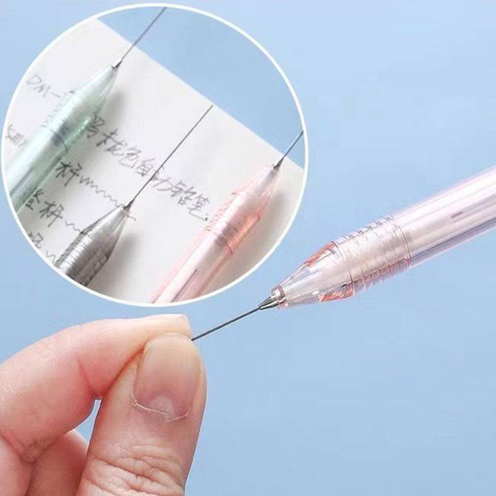 MMLUCK Student 2Pcs Stationery School Office Drawing Writing 0.5 mm Automatic Pencil Drafting Pencils Sketching Pencils Translucent Automatic Pencil