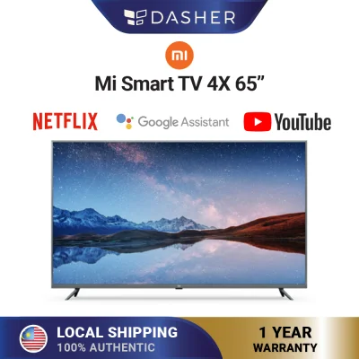 Xiaomi Mi Smart TV 65 HDR 4X LED TV - MITV Television Wifi Google Netflix Youtube Chrome Cast-English Version l android TV