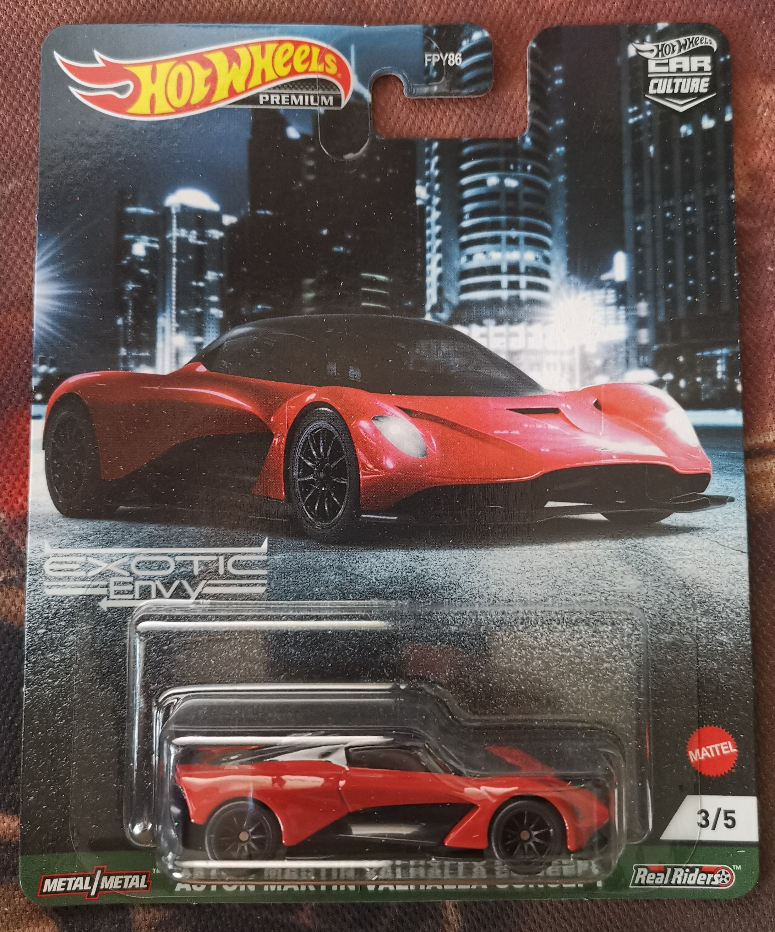 HOTWHEELS MATTEL PREMIUM CAR CULTURE EXOTIC ENVY SUPERCAR ASTON MARTIN ...