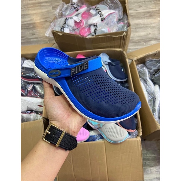 New️Crocs ride life360รองเท้าแตะแบบสวมมาใหม่ของ ผู้หญิงและผู้ชายสี่สวย ...