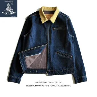 purple jean jacket men