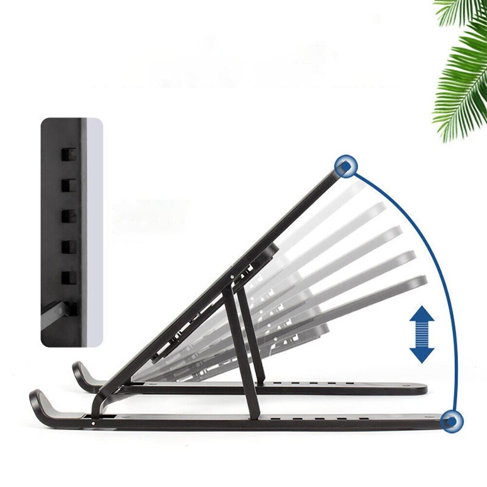 [HOT Y&] Foldable Laptop Stand Portable Notebook Support Base Holder Adjustable Riser Cooling Bracket for Laptop & Tablet Accessories