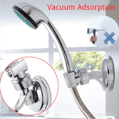 Elegant Shower Holder Suction Cup Bathroom Accessories Universal Adjustable Bathroom Moving Mount Shower Head Holder