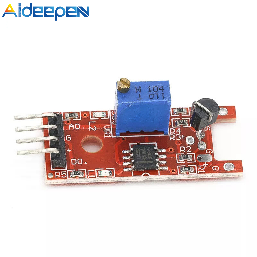 Aideepen KY-036 Metal Touch Sensor Module Human Body Touch Sensor Single-channel Signal Output Low-level Output for Arduino Diy Starter Kit