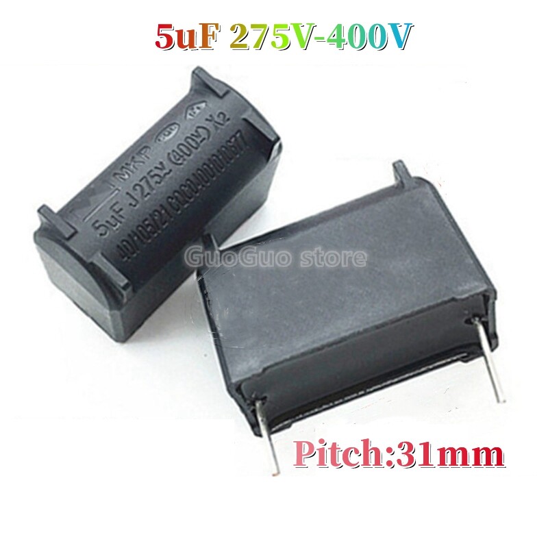 2pcs mkp-x2 high voltage capacitor 4.7uf 5uf 275v-400v pitch: 31mm