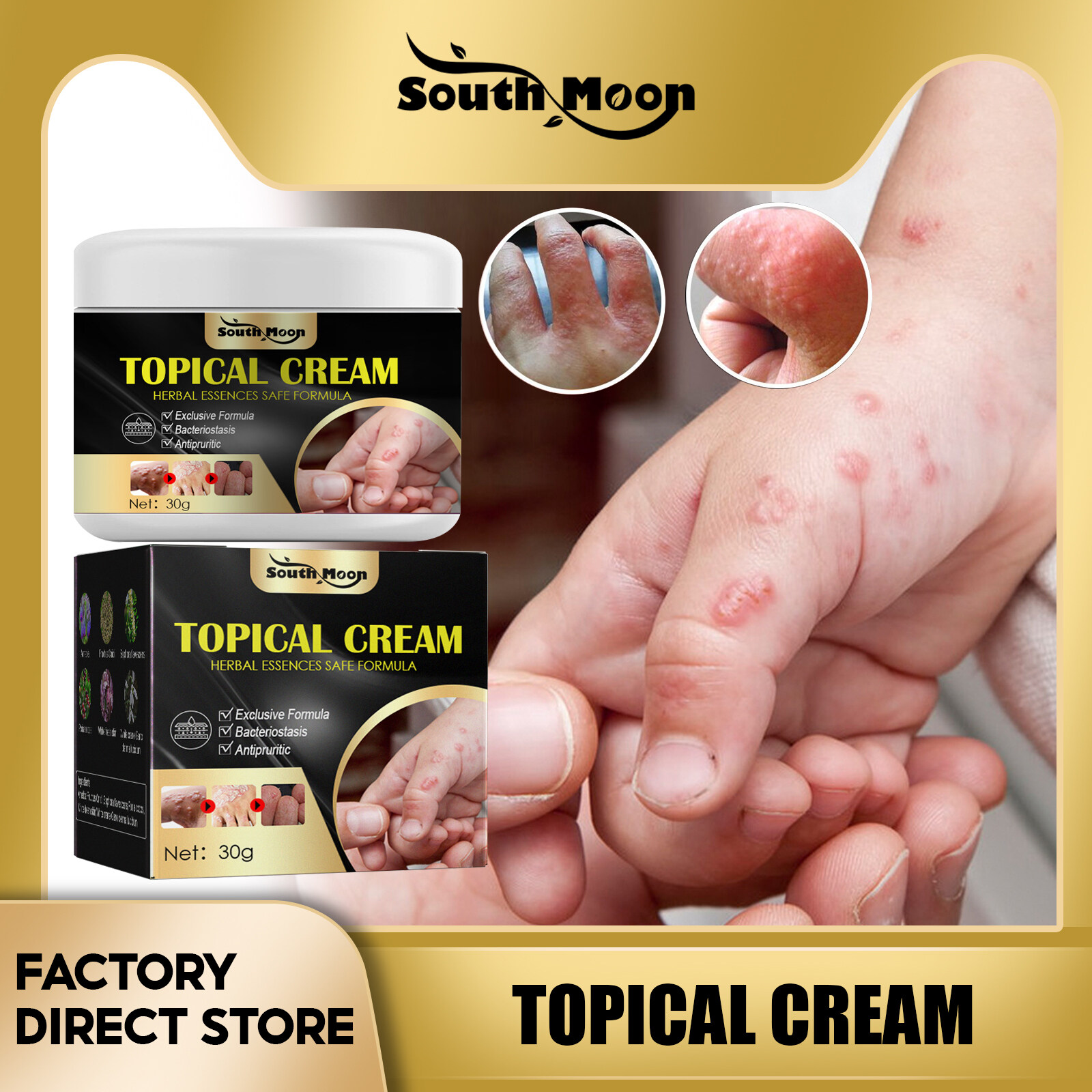 South Moon Topical Cream Mosquito Cream Children Adults Repellent Fast