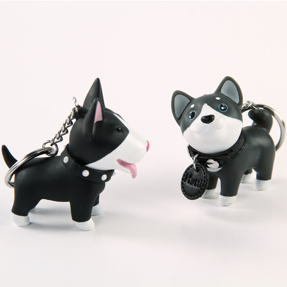 Cartoon Cute farm animal pet Shiba Inu Bull Terrier Husky figurine  Piggy Bank 