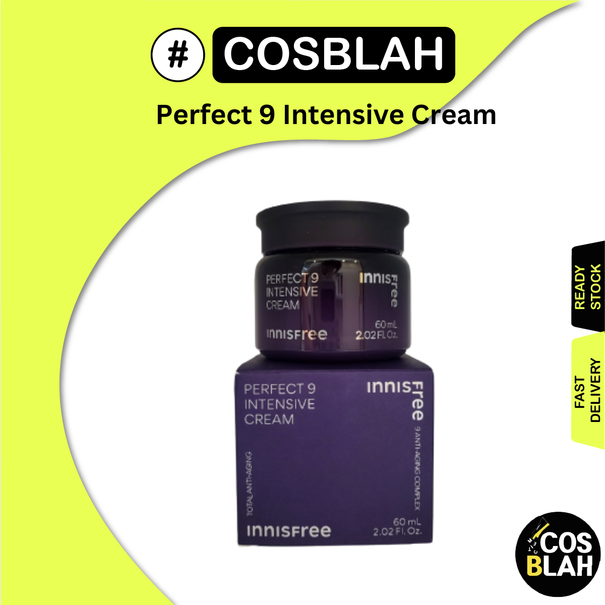 [Innisfree] Perfect 9 Repair Intensive Cream 60Ml