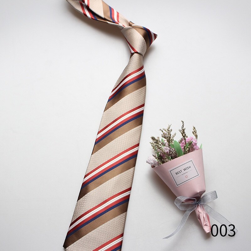 2022 New Tie 8cm Striped Tie