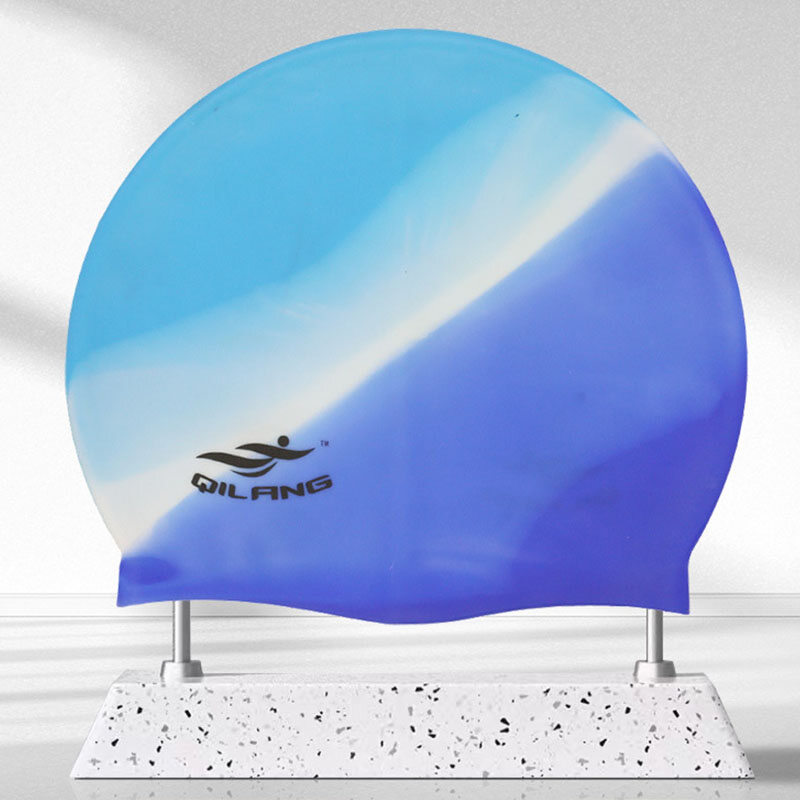 Ready Stock Adults Silicone Swimming Caps Men Women Long Hair Waterproof Swim Pool Cap Ear Protect Large Diving Hat Water Sports Accessories OUA1037