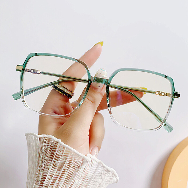 Myopia Glasses for Women New Anti Radiation Eyeglasses Slim Plain Flat Glasses Eye Glasses for Women Fashion 2022 PTQ