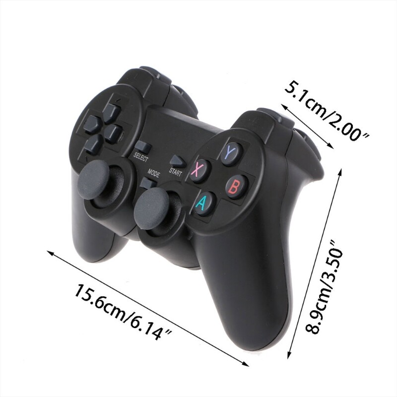 2.4G Wireless Controller Gamepad + Micro USB OTG Adapter For PS3 Android Phone TV Box