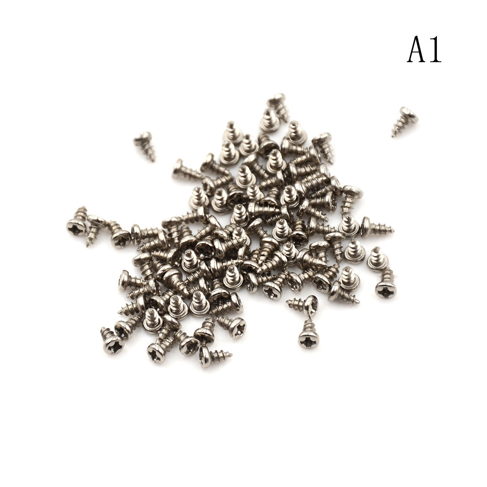 aiqinhaimaoyi 100pcs M2 Screw Thread Diameter Round Head Cross Screws Self Tapping Screw
