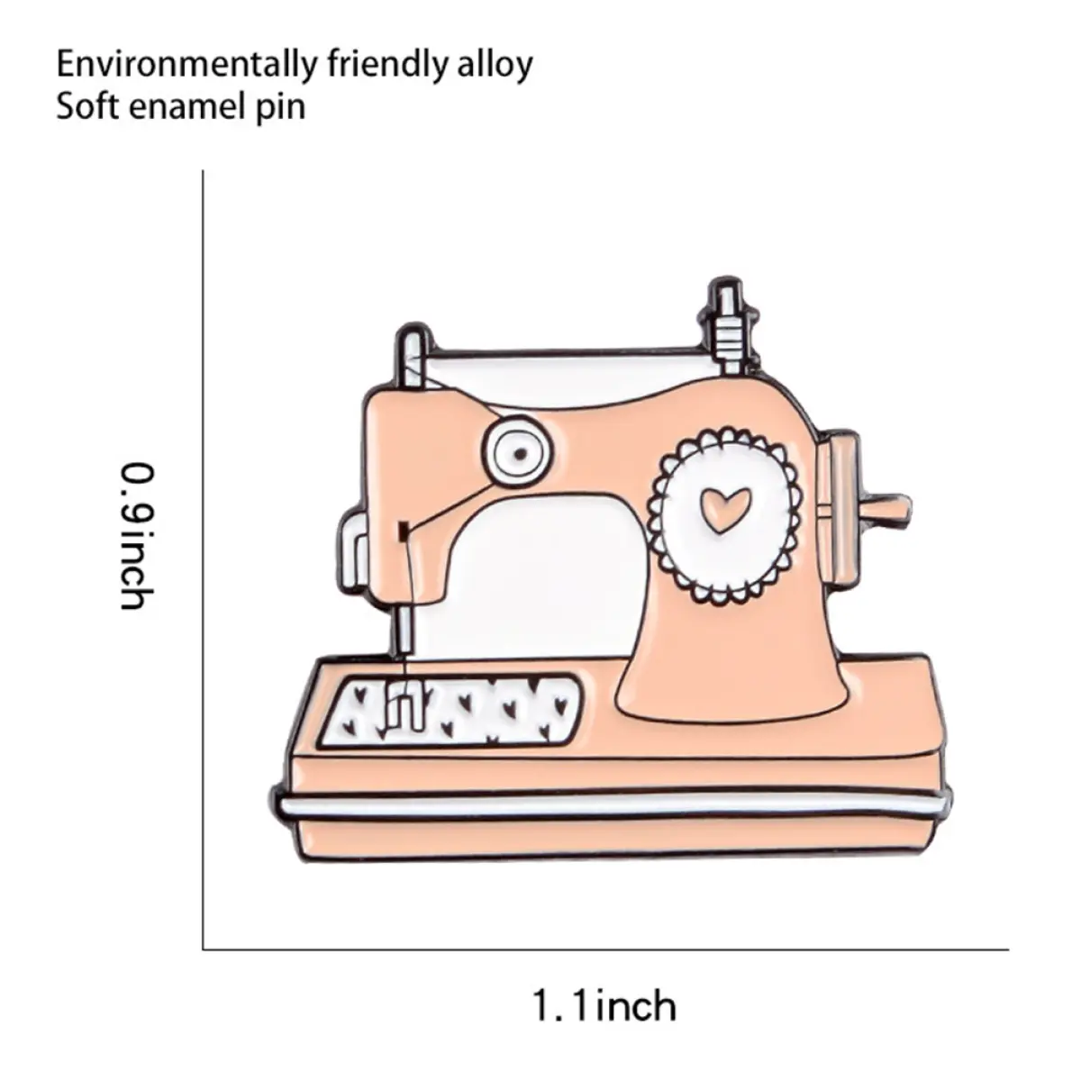 Gravitational Wave Cartoon Unisex Sewing Machine Shaped Enamel Brooch Pin Handcraft Diy Badge Gift Lazada