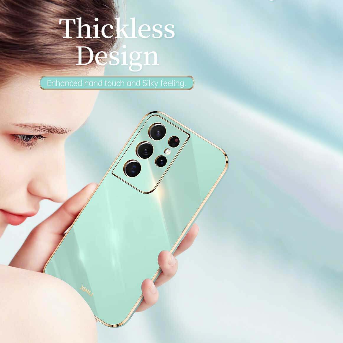 Lenuo Ốp Mềm Mạ 6D Sang Trọng Ốp Điện Thoại Khung Vuông Silicon Cho Samsung Galaxy Note20 Ultra 5G Note 10 Plus Ốp Lưng Lấp Lánh Sáng Bóng Ốp Lưng