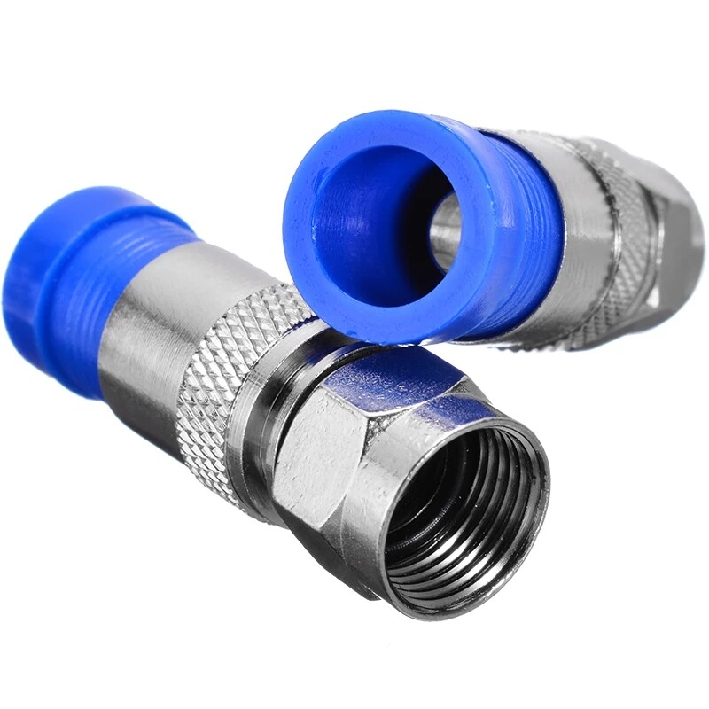 Kẹp Ép Cáp Đồng Trục Bộ Dụng Cụ Bấm Cốt & Dây Vũ Nữ Thoát Y Cho RG6 Đồng Trục Dụng Cụ Uốn Cáp Với Đầu Nối Nén