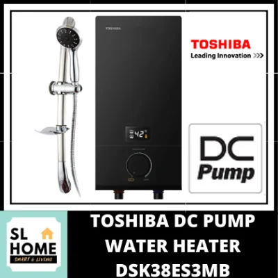 TOSHIBA DSK38ES3MB DC PUMP WATER HEATER {INSTANT ELECTRIC WATER HEATER (WITH PUMP)}