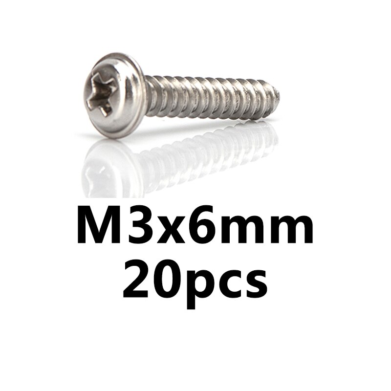 Small size 304 stainless steel phillips round head flat tail self-tapping screw m2 m2.2 m2.6 m3 m4 button headmetric tapping bolts