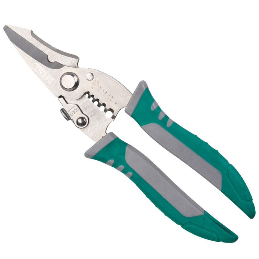 8-14mm Wire Stripper Electrician Cable Multi-Function Wire Stripper Electrician Shears Peeling Wire Pulling Pliers Hand Tool