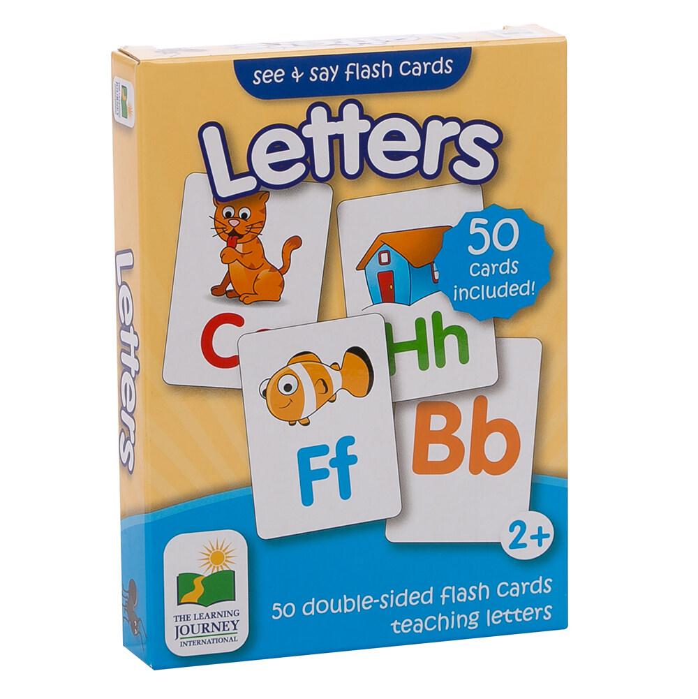 The Learning Journey SEE & SAY FLASHCARD ABC LETTERS (50 cards ...