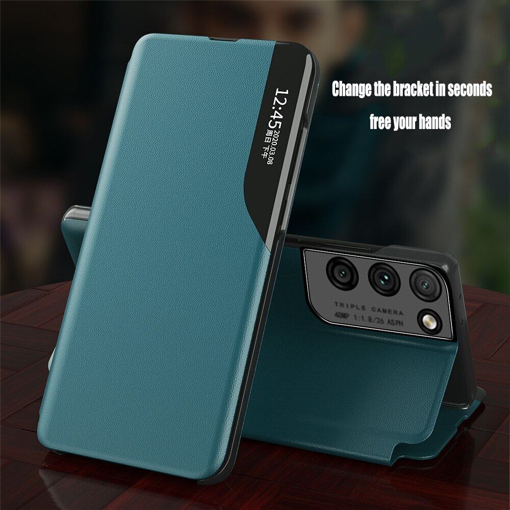 For Iphone 8 7 6s 6 Plus Luxury Mirror Leather Flip Smart