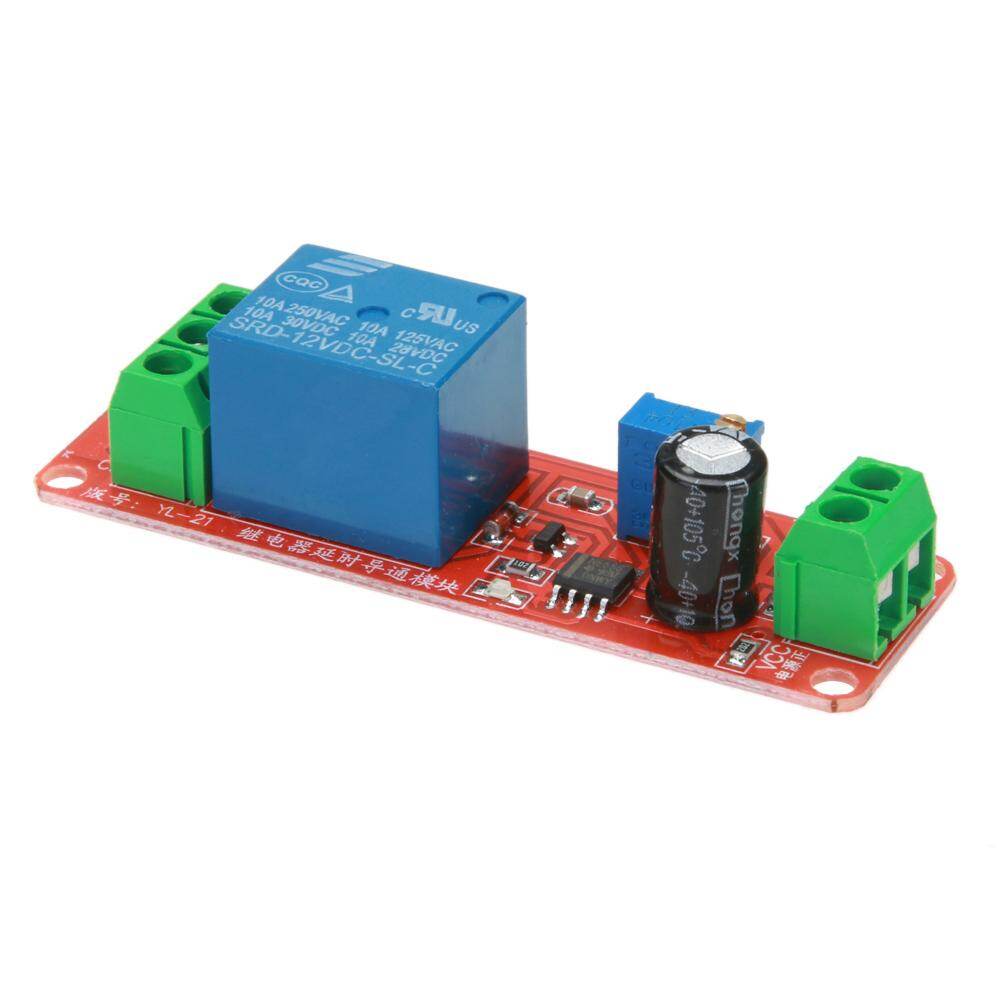 2 Cái DC 12V Độ Trễ Rơle Shield NE555 Công Tắc Hẹn Giờ Mô-đun Điều Chỉnh