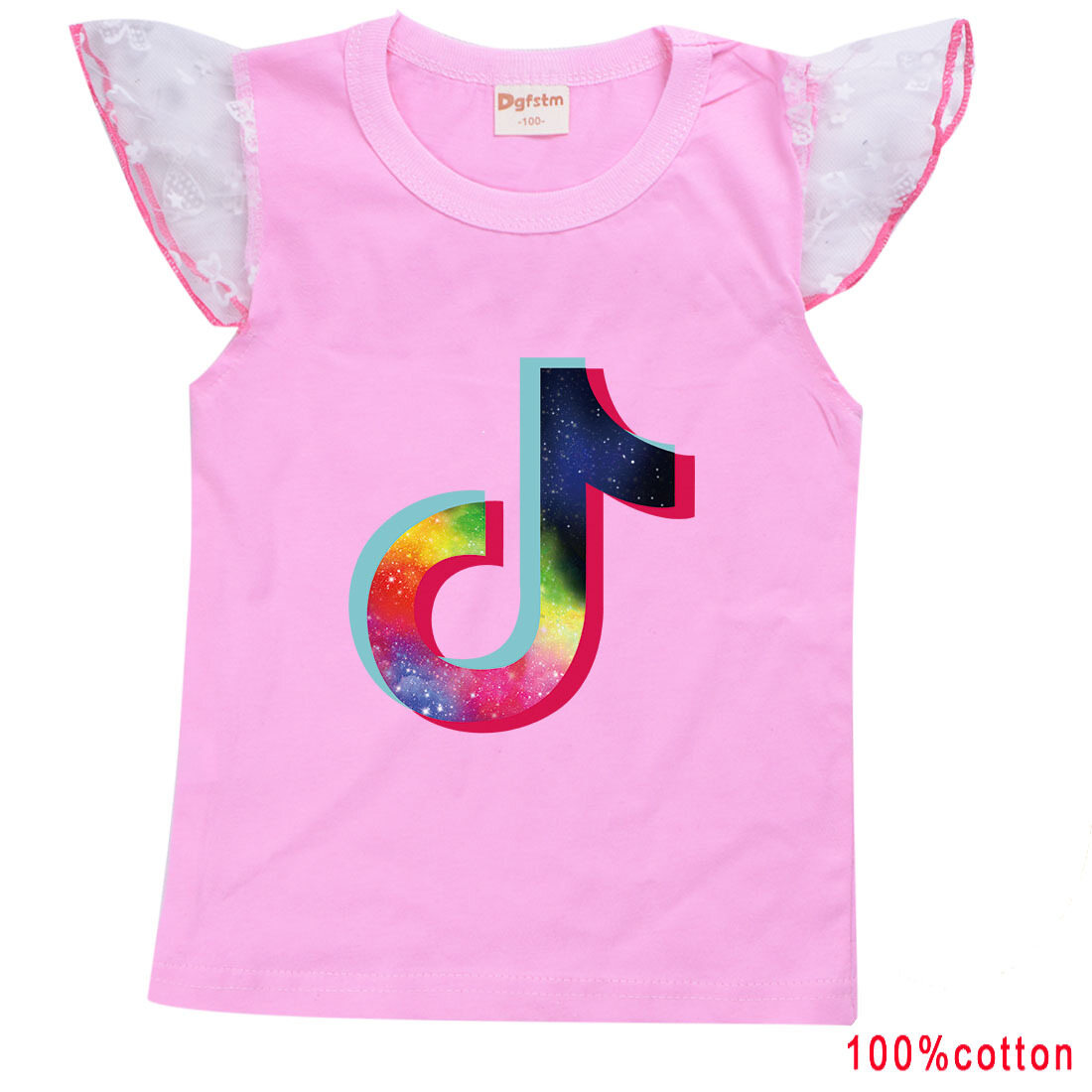 Notes Boys Girls Sleeveless T-shirt Vest Flutter Sleeve 2022 New Cartoon Printed round Neck 8355 Kids Clothing Summer Casual Loose Sport Tank Tops