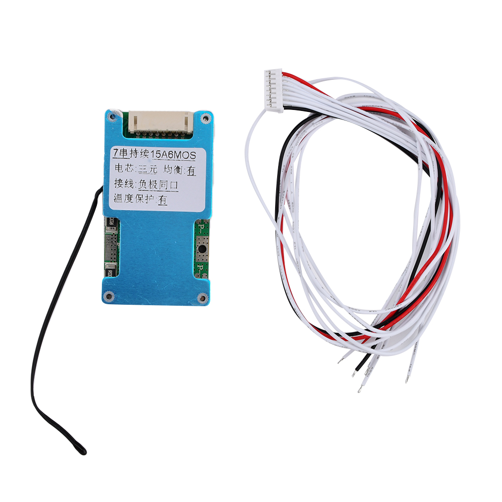 Diymore 24V 20A 7S Lithium 18650 Battery BMS Protection Board with Balancing Stable Protective Functions for Charge Protection