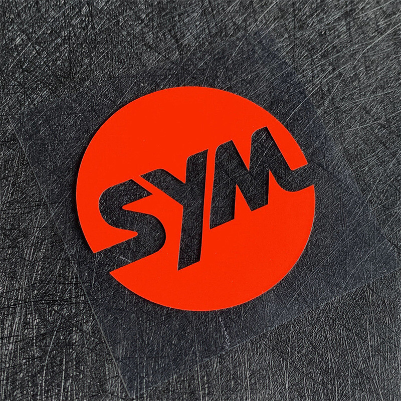 Sticker For SYM，Waterproof SYM Logo Sticker Motorcycles Scooters