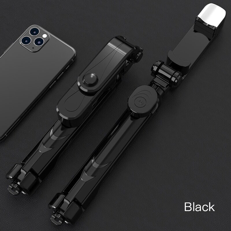 【new】 Bluetooth compatible Selfie Stick with Fill Light Mini Tripod 70cm Portable Hidden Tripod for Mobile Phone for Home Travel