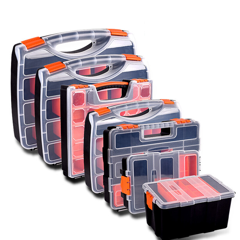Blesiya Portable Plastic Tool Box Parts Box Storage Components Box