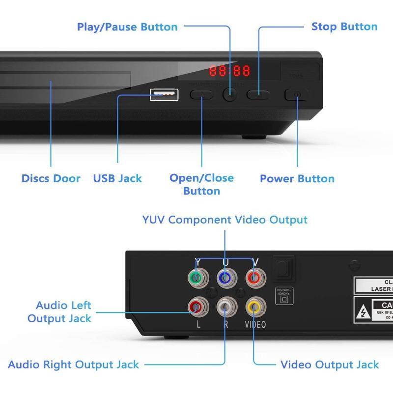 Đầu Phát EVD Ổ Đọc DVD Độ Nét Cao Gia Dụng V Đầu Nghe Nhạc CD Đầu Nghe Nhạc CD Có Điều Khiển Từ Xa + Cáp AV + Tài Liệu Hướng Dẫn Sử Dụng Điều Khiển Từ Xa Cáp AV