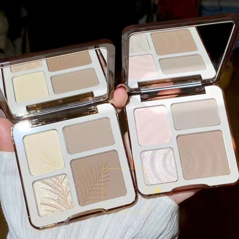 Highlighter Contour High Gloss 3D Matte Blush Palette