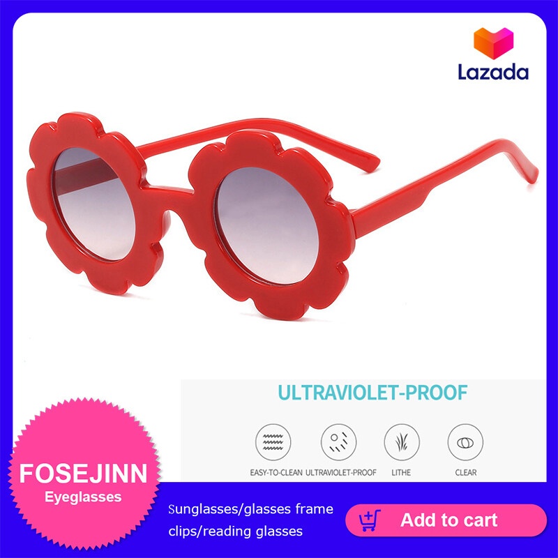 Giá bán New Sun Flower vòng dễ thương Kids Sunglasses UV400 kính cho chàng trai cô gái Toddler con đáng yêu bé Sun Glasses trẻ em Shades khỏe mạnh Eyewear