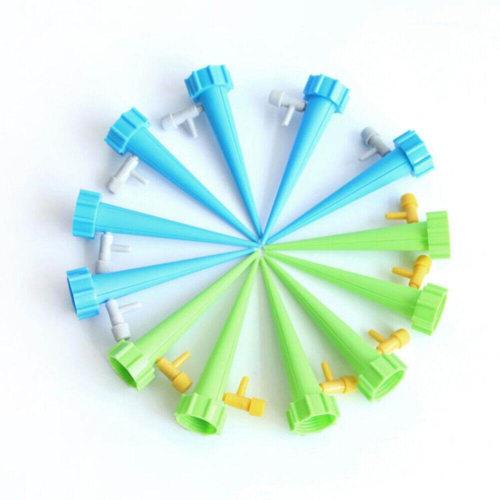 10pcs Auto Watering Device Automatic Drip Irrigation Plant Self Watering Kit Automatic Watering System Home Flower Garden Tool for Flower Pots Plants