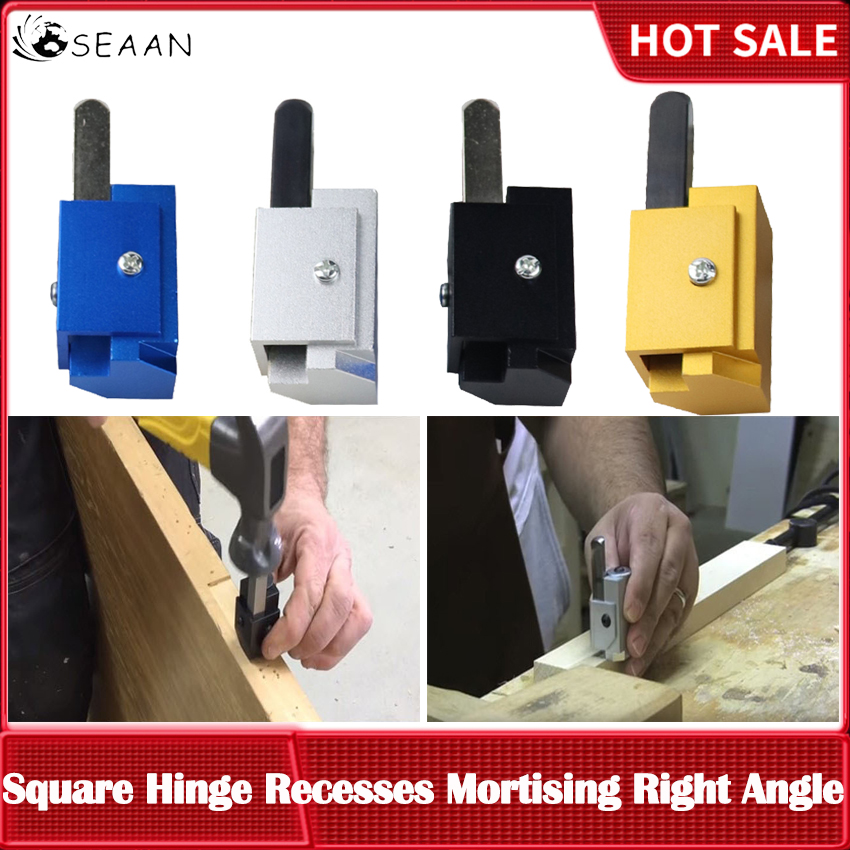 Woodworking Quick Cutting Corner Chisel Square Wood Chisel Hinge Recesses Mortising For Right Angle Wood Carving Tools